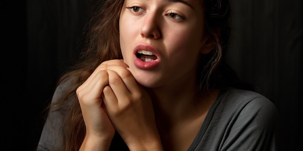 immagine_di_giovane_donna_con_dolore_alla_mandibola_mentre_mastica