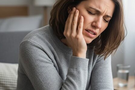 donna dolore mandibola