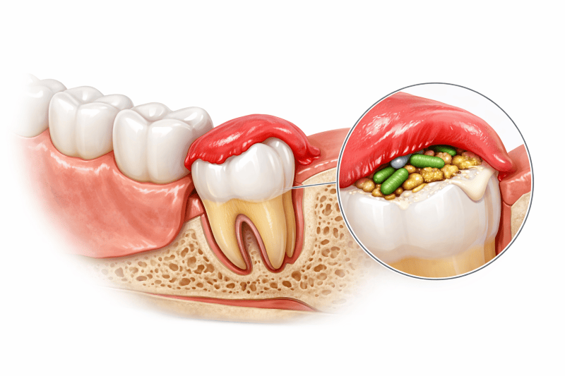 La pericoronite del dente del giudizio