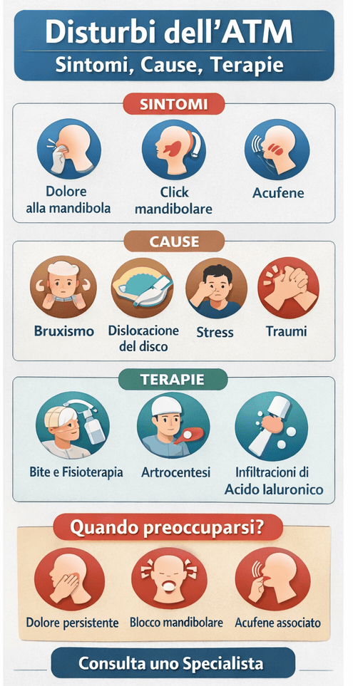 disturbi atm: cause ,terapie e quando preoccuparsi