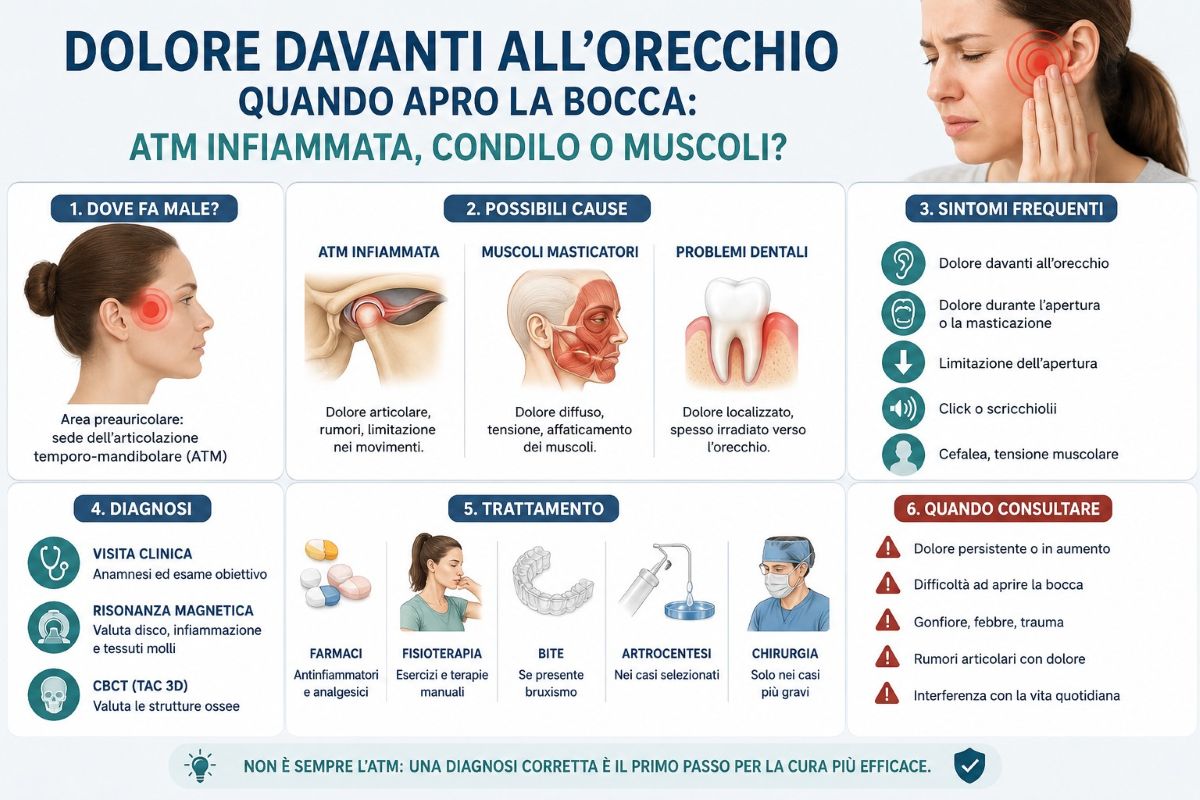 DOLORE DAVANTI L'ORECCHIO